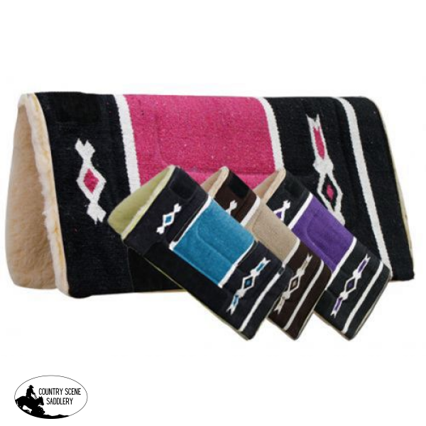 32 X Woven Acrylic Top Saddle Pad Pads & Blankets
