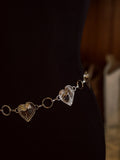 New! Mini Heart Concho Belt / SILVER - Country Scene Saddlery and Pet Supplies