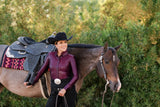 New! Payton Rail Shirt, Bordeaux - Country Scene Saddlery and Pet Supplies