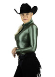 New! Deanna Rail Shirt, Olive - Country Scene Saddlery and Pet Supplies