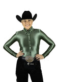 New! Deanna Rail Shirt, Olive - Country Scene Saddlery and Pet Supplies