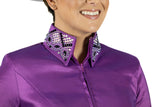 New! Hobby Horse Women Shiloh Crystaled Taffy Western Show Blouse - Country Scene Saddlery and Pet Supplies