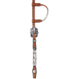Double S Two Ear Double Ferrule Show Headstall - Country Scene Saddlery and Pet Supplies
