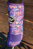 Patterned Boots- Pink Paisley A18. - Country Scene Saddlery and Pet Supplies