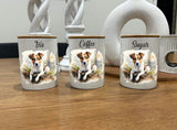 Country Storage Canisters - Jack Russell Collection - Country Scene Saddlery and Pet Supplies