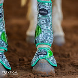 New! DADDY'S MONEY WITH SPARKLE VELCRO SPLINT BOOTS (PAIR) - Country Scene Saddlery and Pet Supplies