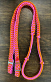 CSS Custom Nylon Sports Reins- Preorder Open - Country Scene Saddlery and Pet Supplies