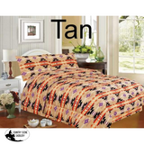 4 piece King Size Southwest Design Luxury Comforter Set. - Country Scene Saddlery and Pet Supplies