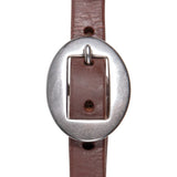 New! Billy Royal® Oiled Hermann Oak One Ear Quick Change Buckle End Headstall - Western bridle