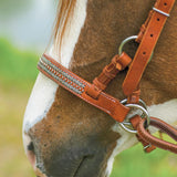 New! Schneiders® Harness Leather Decorative Nose Side Pull - Country Scene Saddlery and Pet Supplies