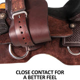New! Billy Royal® Basketweave Tooled Roughout Saddle - Country Scene Saddlery and Pet Supplies
