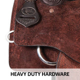 New! Billy Royal® Basketweave Tooled Roughout Saddle - Country Scene Saddlery and Pet Supplies