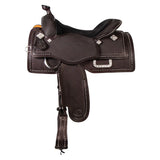 New! Billy Royal® Studded Basketweave Show Saddle LT