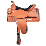 New! Billy Royal® Studded Basketweave Show Saddle LT