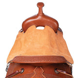 Double S 2 Tone Combination Ranch Saddle, Cutter. 6.5 inch wide - Country Scene Saddlery and Pet Supplies