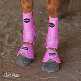 New! TACKTICAL™ PETAL PINK SPARKLE SPLINT BOOTS - Country Scene Saddlery and Pet Supplies