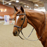 Schneiders® Ergonomic Flash English Bridle with Clear Crystal Browband - Country Scene Saddlery and Pet Supplies