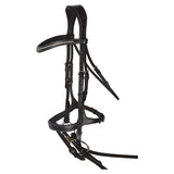 Schneiders® Ergonomic Flash English Bridle with Clear Crystal Browband - Country Scene Saddlery and Pet Supplies