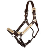 Billy Royal® Sterling Silver Overlay Annie Silver Show Halter with Lead - Country Scene Saddlery and Pet Supplies