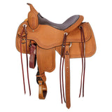New! Billy Royal® Elite Oiled Roughout Ranch Saddle - Country Scene Saddlery and Pet Supplies