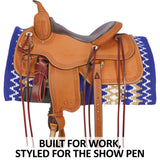 New! Billy Royal® Elite Oiled Roughout Ranch Saddle - Country Scene Saddlery and Pet Supplies