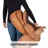 New! Schneiders® Running W II Roughout Western Work Saddle