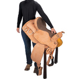 New! Schneiders® Roughout Western Work Saddle - Country Scene Saddlery and Pet Supplies