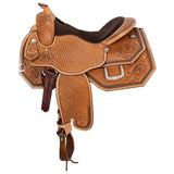 NEW! Billy Royal® Elite Floral Tooled Western Show Saddle - Western Saddles → Show Saddles