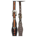 New! Schneiders® One Ear Diamond Tooled Silver Concho Ranch Headstall - Country Scene Saddlery and Pet Supplies