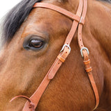 New! Schneiders® Harness Leather Browband Headstall with Tie Ends - Country Scene Saddlery and Pet Supplies