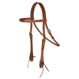 New! Schneiders® Harness Leather Browband Headstall with Tie Ends - Country Scene Saddlery and Pet Supplies