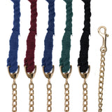New! Schneiders® Cotton Lead Rope with Chain - Country Scene Saddlery and Pet Supplies
