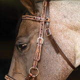 New! Schneiders® Tooled Leather Side Pull - Country Scene Saddlery and Pet Supplies