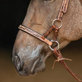 New! Schneiders® Tooled Leather Side Pull - Country Scene Saddlery and Pet Supplies