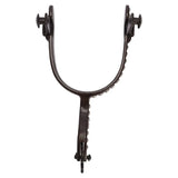 New! Schneiders® Antiqued Brown Steel Spurs with Dots - Country Scene Saddlery and Pet Supplies