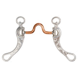 New! Schneiders® Medium Port Copper Mouth Grazing Bit with Engraved Cheeks - Country Scene Saddlery and Pet Supplies