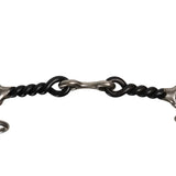 New! Schneiders® Twisted Wire Dog Bone Stainless Steel Snaffle Bit - Country Scene Saddlery and Pet Supplies