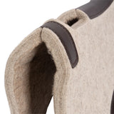 New! Billy Royal® Steam Pressed Wool Contour Close Contact Saddle Pad - Country Scene Saddlery and Pet Supplies