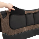 New! Schneiders® Removable Shim Felt Western Saddle Pad - Removable Shim Felt Western Saddle Pad