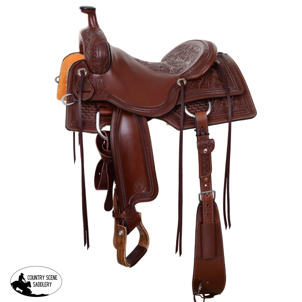 4824 Bonham Ranch Cutter Saddle Cutting Saddle