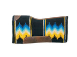 Showman® 34" x 36" x 3/4" Black, Blue and mustard colored - Country Scene Saddlery and Pet Supplies