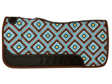 Showman ® 31" x 32" Nylon Printed Top Contoured Felt Bottom Saddle Pad - Country Scene Saddlery and Pet Supplies