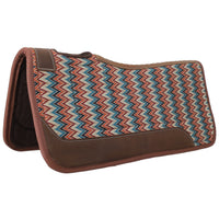 New! Showman 31" x 32" Shockwave Contoured Saddle Pad with Felt Bottom