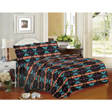 4PC King Size Navajo Print Sheet Set. - Country Scene Saddlery and Pet Supplies