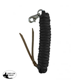 5/8" X 14' leather end nylon pro braid training lead - Country Scene Saddlery and Pet Supplies