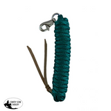 5/8" X 14' leather end nylon pro braid training lead - Country Scene Saddlery and Pet Supplies