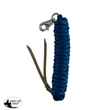 5/8" X 14' leather end nylon pro braid training lead - Country Scene Saddlery and Pet Supplies