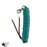 5/8" X 14' leather end nylon pro braid training lead - Country Scene Saddlery and Pet Supplies