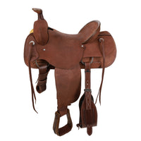 New! Showman Legacy Series Roughout Roping Saddle