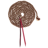 New! Showman Rustic Mocha Mohair Mecate Reins - 22 Ft - Country Scene Saddlery and Pet Supplies